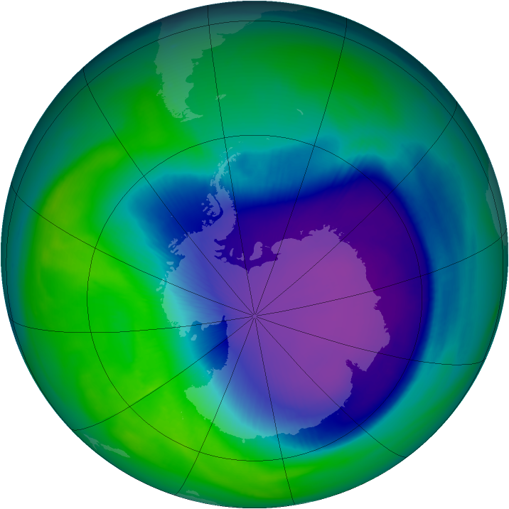 Ozone Map 2006-10-19